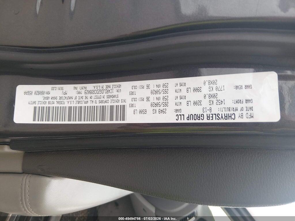 1C4RDJDG2DC699029 2013 DODGE DURANGO photo no. 9