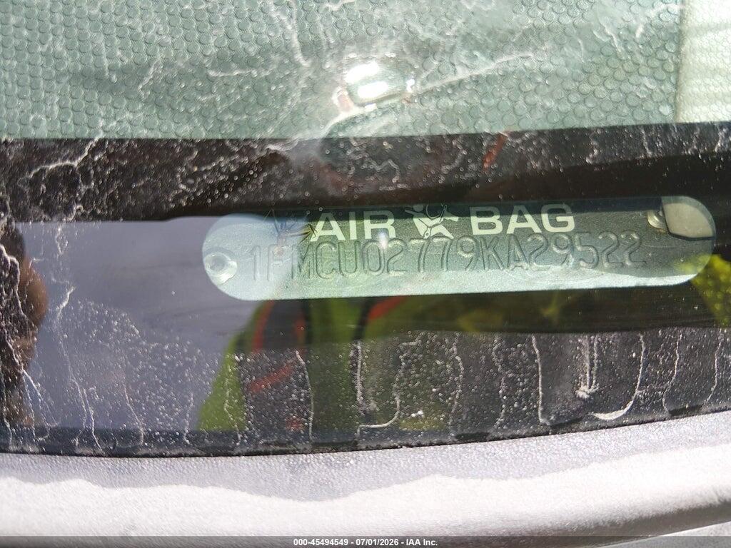 1FMCU02779KA29522 2009 FORD ESCAPE photo no. 9