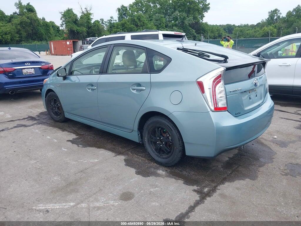 JTDKN3DUXF1889823 2015 TOYOTA PRIUS photo no. 3