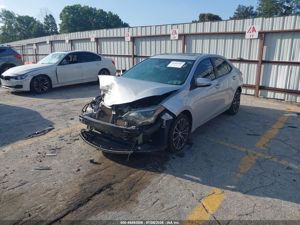 2T1BURHE6FC231887 2015 TOYOTA COROLLA photo no. 2
