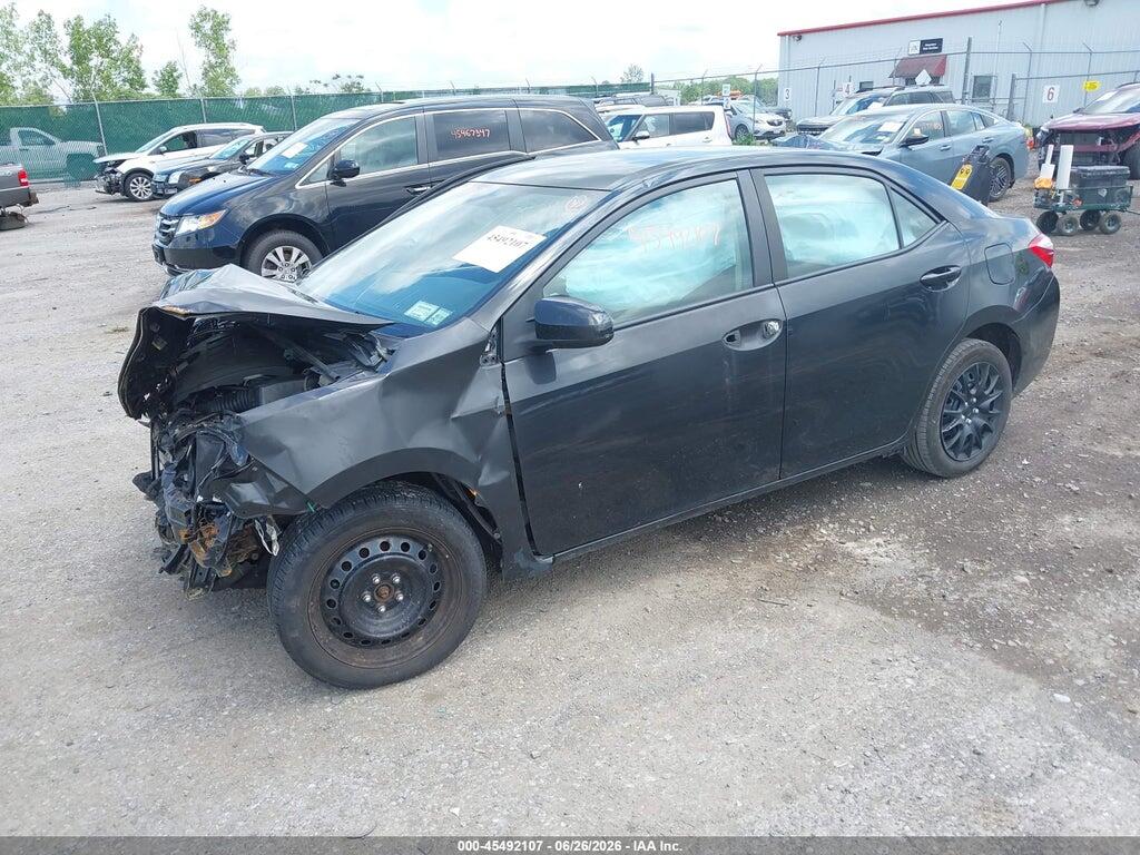 2T1BURHE9FC377636 2015 TOYOTA COROLLA photo no. 2
