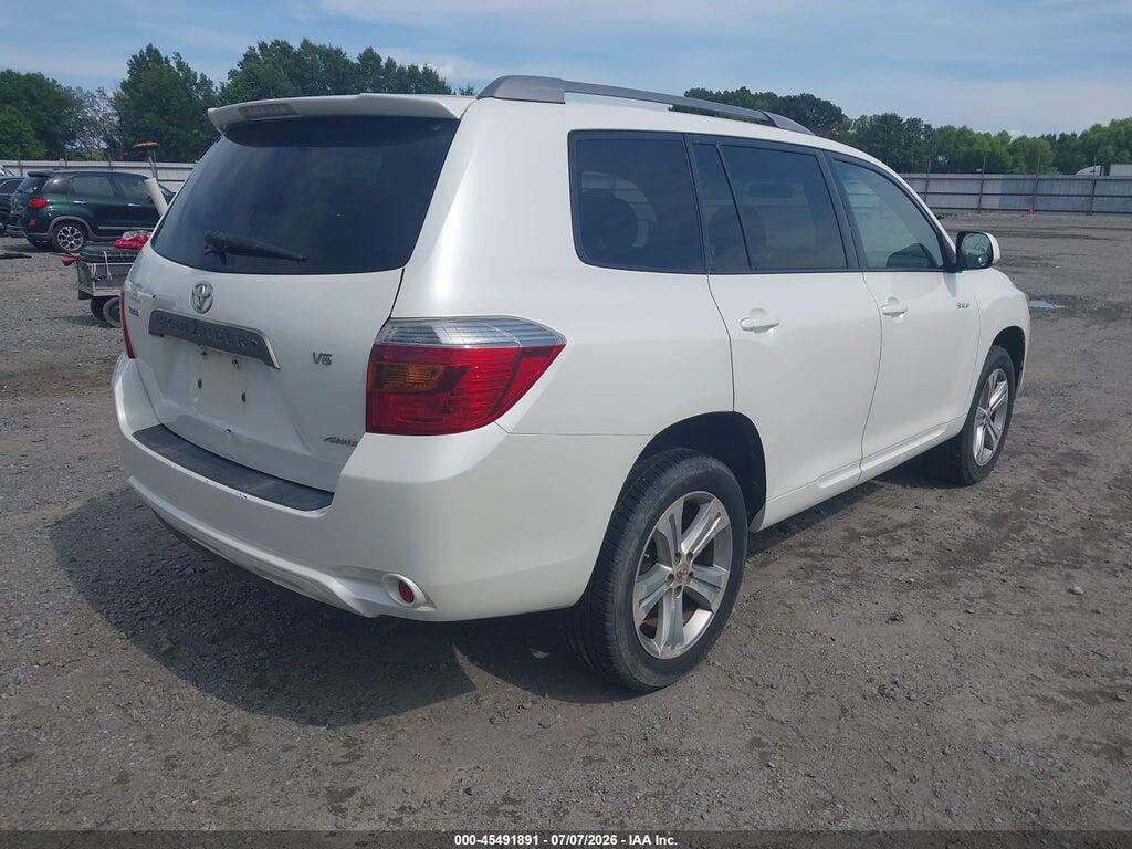 JTEES43A782029700 2008 TOYOTA HIGHLANDER photo no. 4