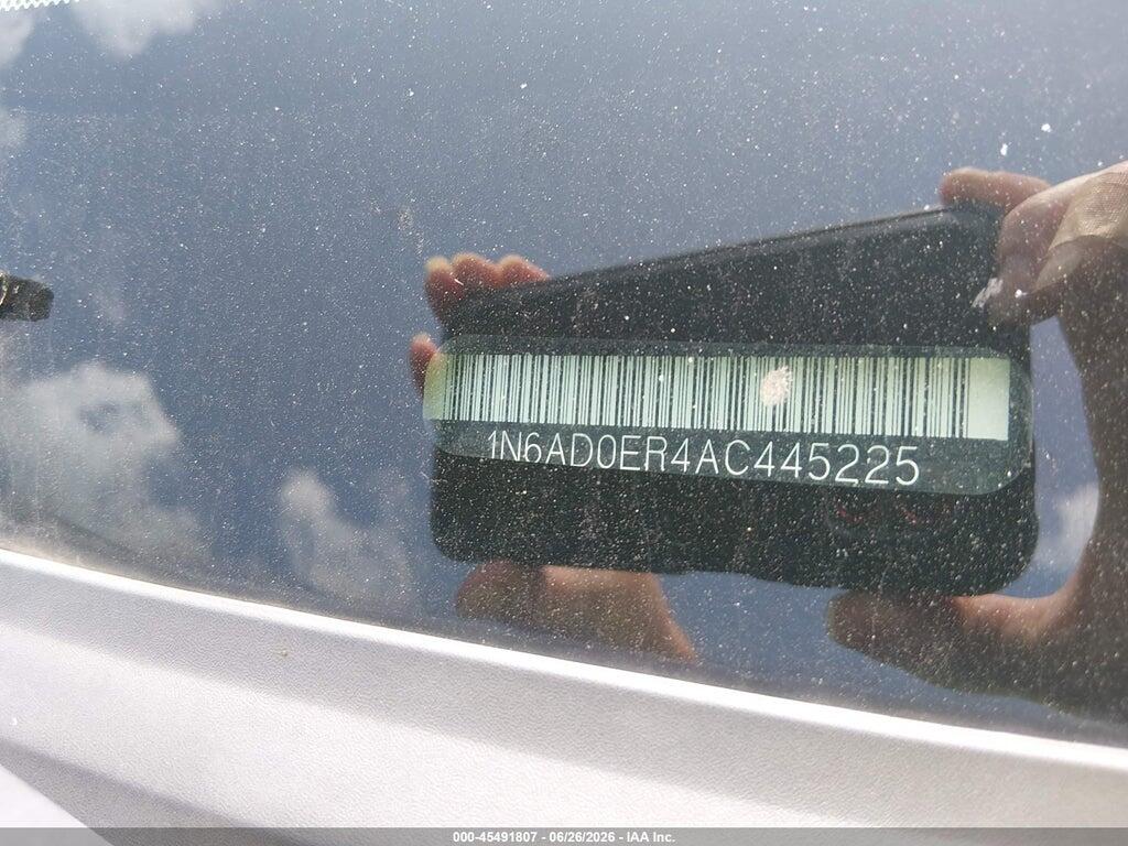 1N6AD0ER4AC445225 2010 NISSAN FRONTIER photo no. 9