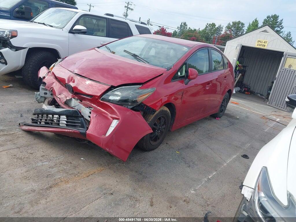 JTDKN3DU1C1541212 2012 TOYOTA PRIUS photo no. 2