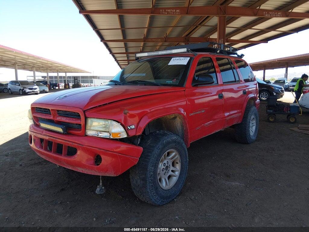 1B4HS28Z0YF286921 2000 DODGE DURANGO photo no. 2