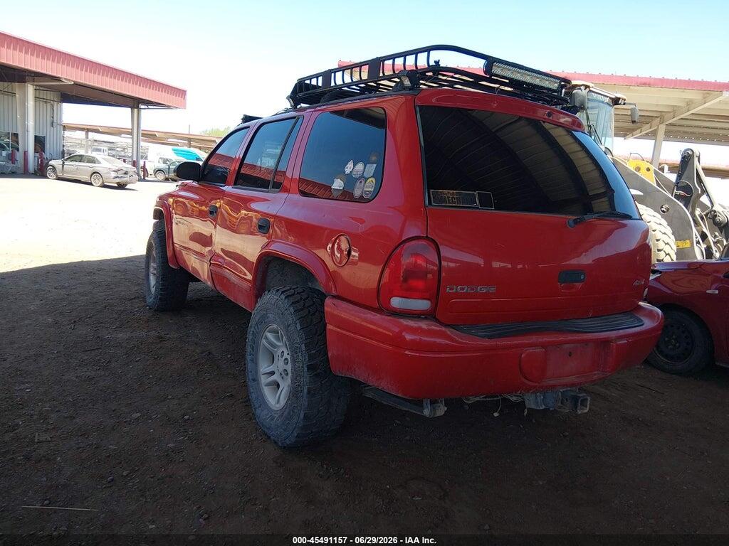 1B4HS28Z0YF286921 2000 DODGE DURANGO photo no. 3