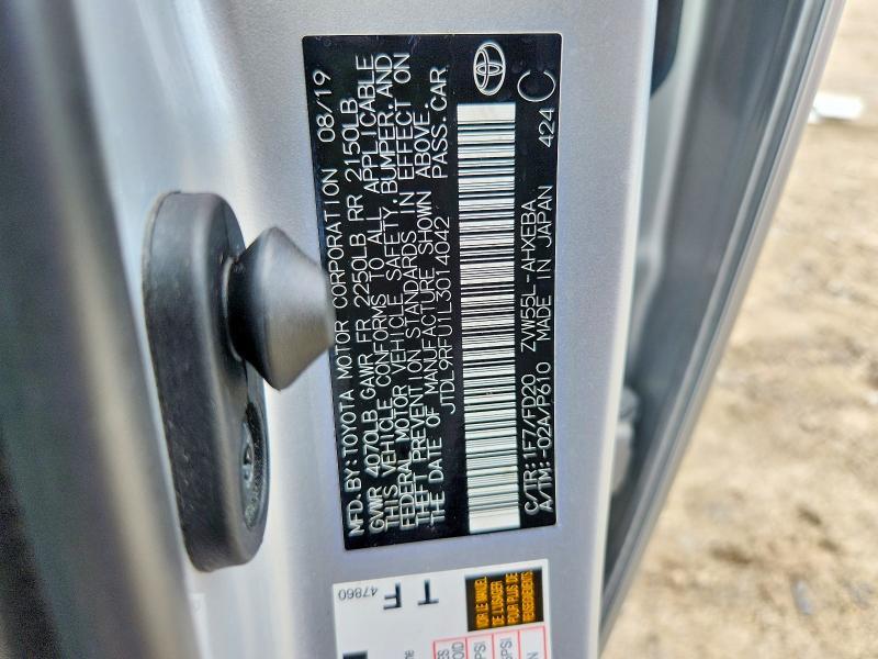 2020 TOYOTA PRIUS LE AWD-E — Фото 13 из 13