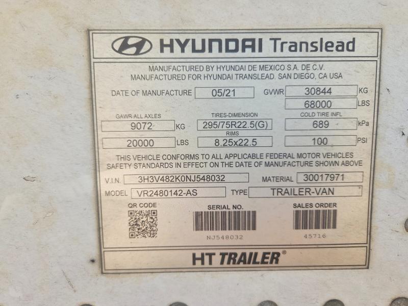 2022  UNKNOWN - REFRIGERATED VAN TRAILER — Фото 10 из 10