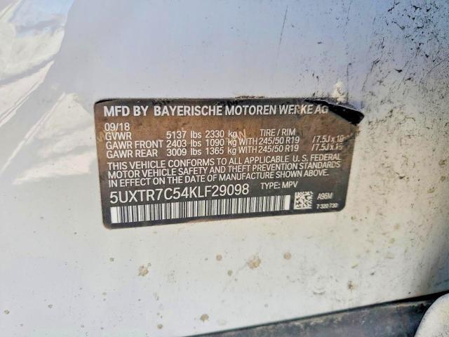 2019 BMW X3 SDRIVE30I — Фото 13 из 13