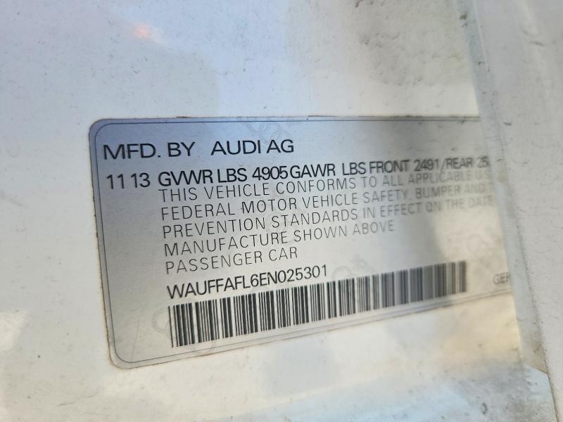 2014 AUDI A4 PREMIUM PLUS — Фото 12 из 12