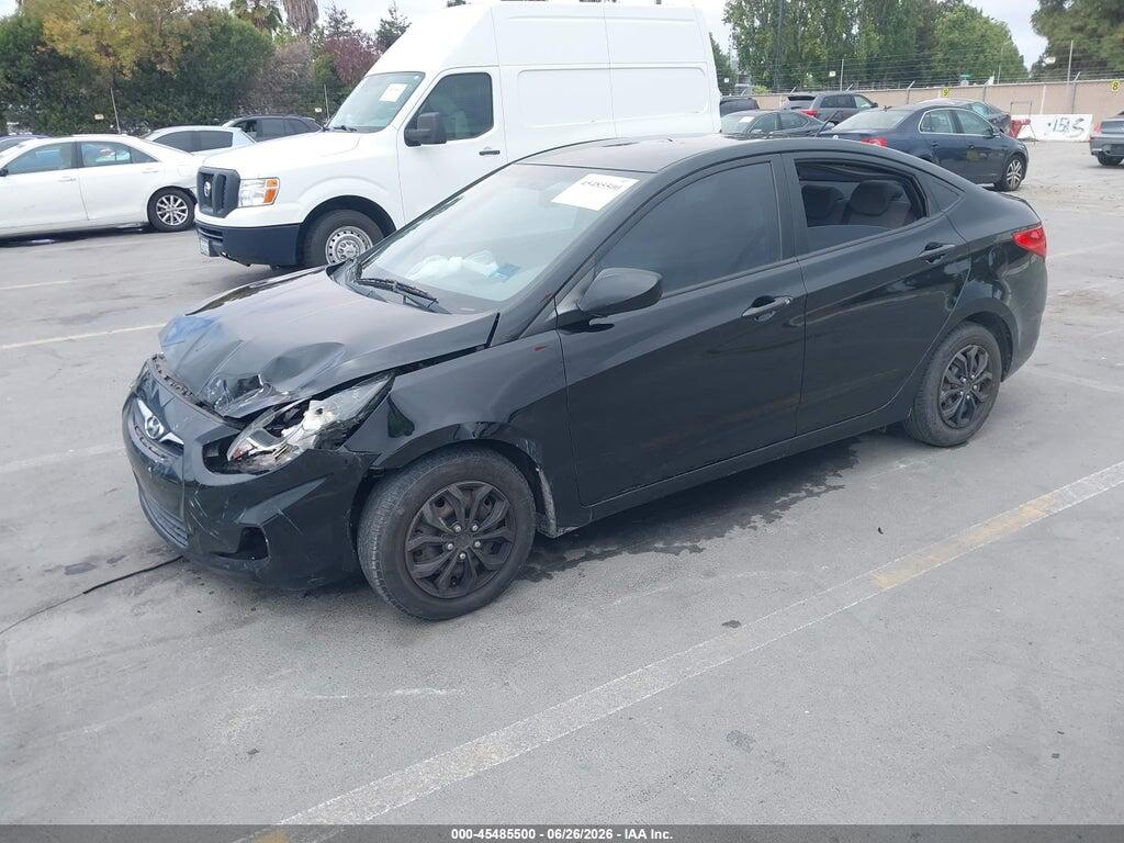 KMHCT4AE2CU142476 2012 HYUNDAI ACCENT photo no. 2
