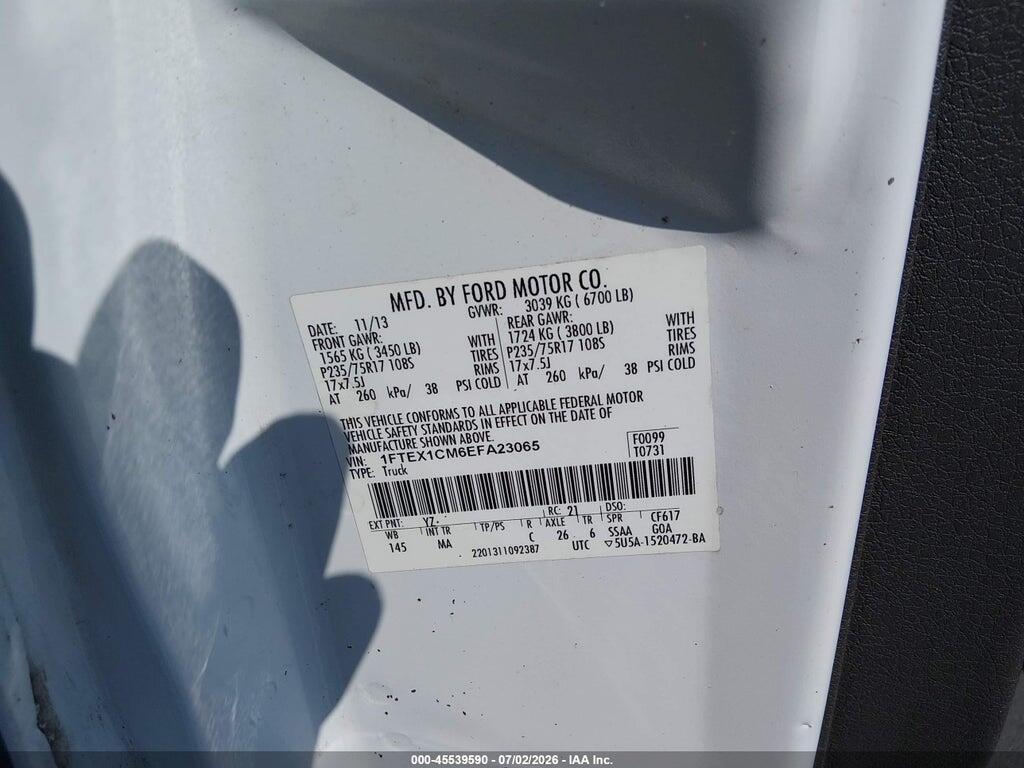 1FTEX1CM6EFA23065 2014 FORD F-150 photo no. 9