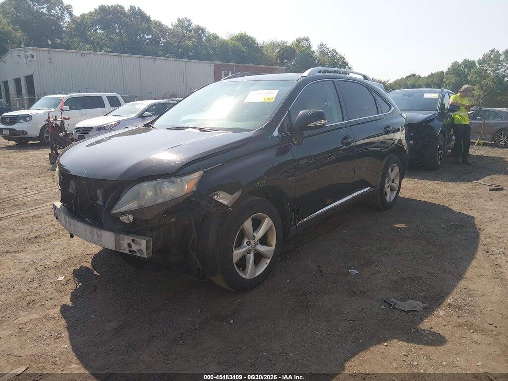 2T2BK1BA5CC138489 2012 LEXUS RX 350 photo no. 2