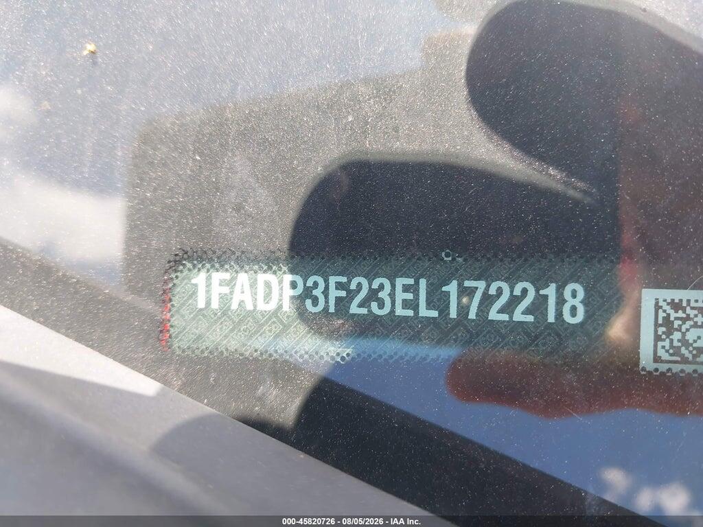 1FADP3F23EL172218 2014 FORD FOCUS photo no. 9