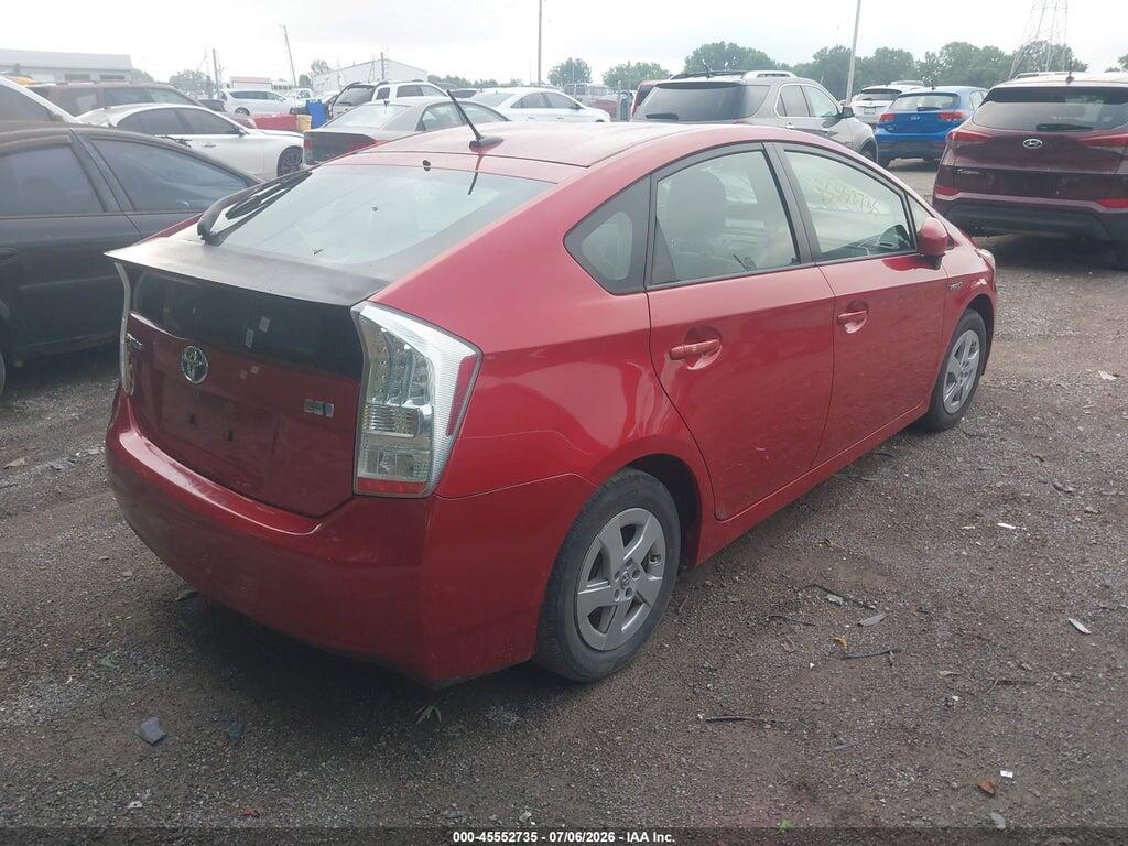 JTDKN3DU5B0257828 2011 TOYOTA PRIUS photo no. 4
