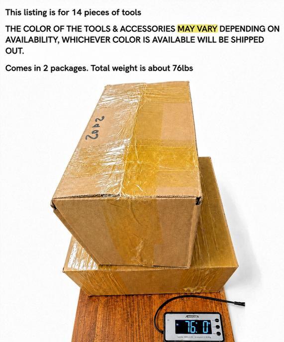 2026 14 PIECES HEAVY DUTY:  CLAMPS AND TOOLS — Фото 10 из 10