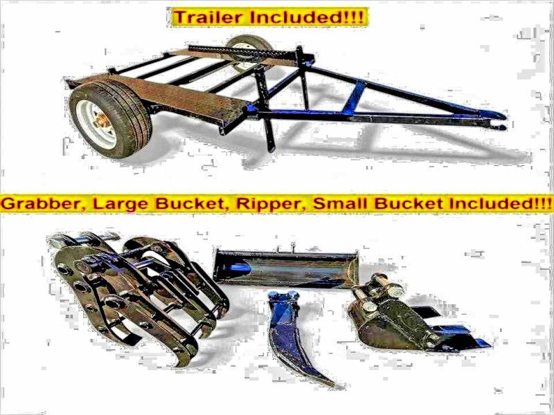 2026 1 TON CANOPY + HYDRAULIC THUMB + TRAILER + GRABBER + RIPPER + 200MM BUCKET + LARGE BUCKET — Фото 4 из 10