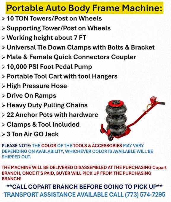 2026 FLOOR RACK FRAME MACHINE + ACCESSORIES + CLAM — Фото 10 из 10