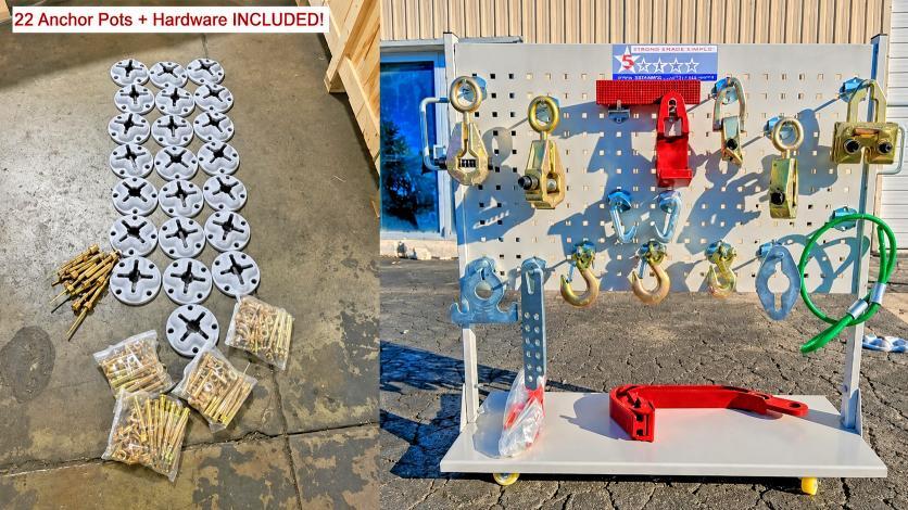2026 FLOOR RACK FRAME MACHINE + ACCESSORIES + CLAM — Фото 8 из 10