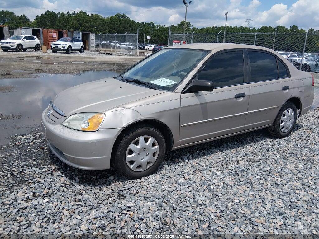 2HGES16531H538537 2001 HONDA CIVIC photo no. 2