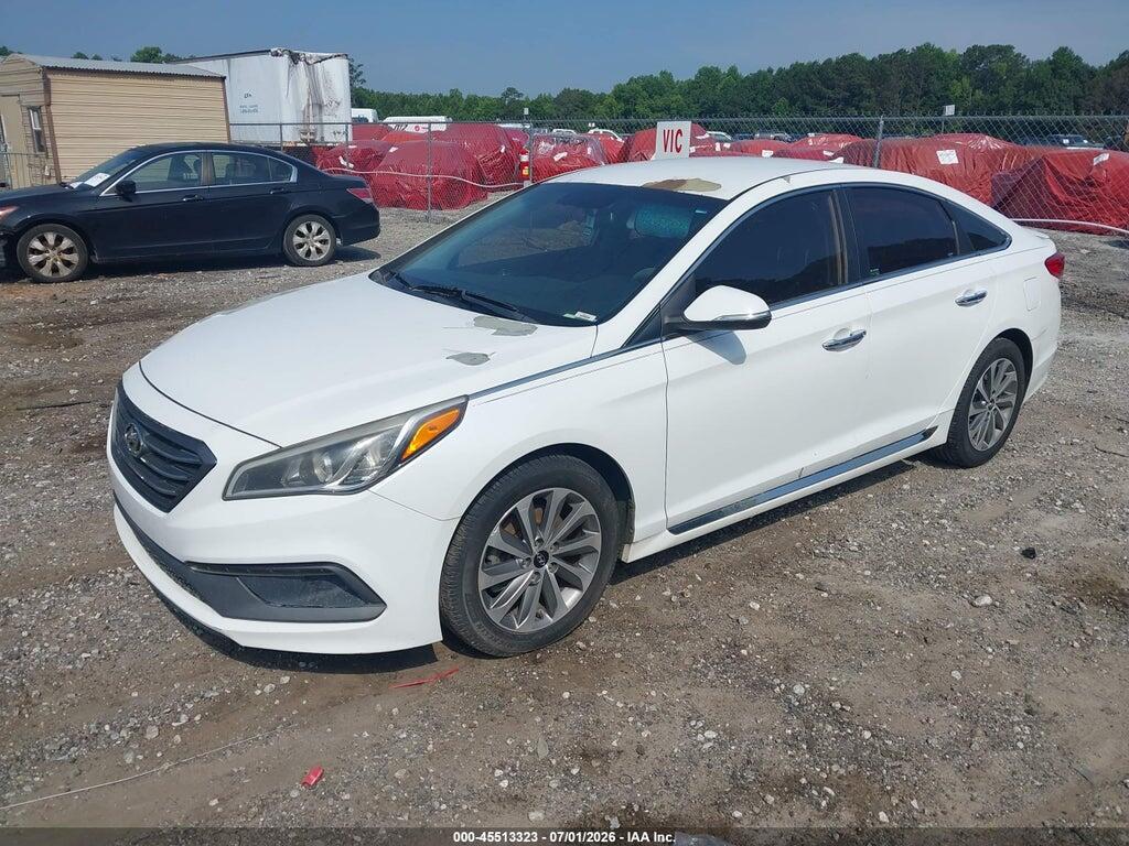 5NPE34AF1FH080122 2015 HYUNDAI SONATA photo no. 2