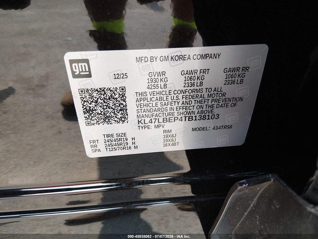 KL47LBEP4TB138103 2026 BUICK ENVISTA photo no. 9