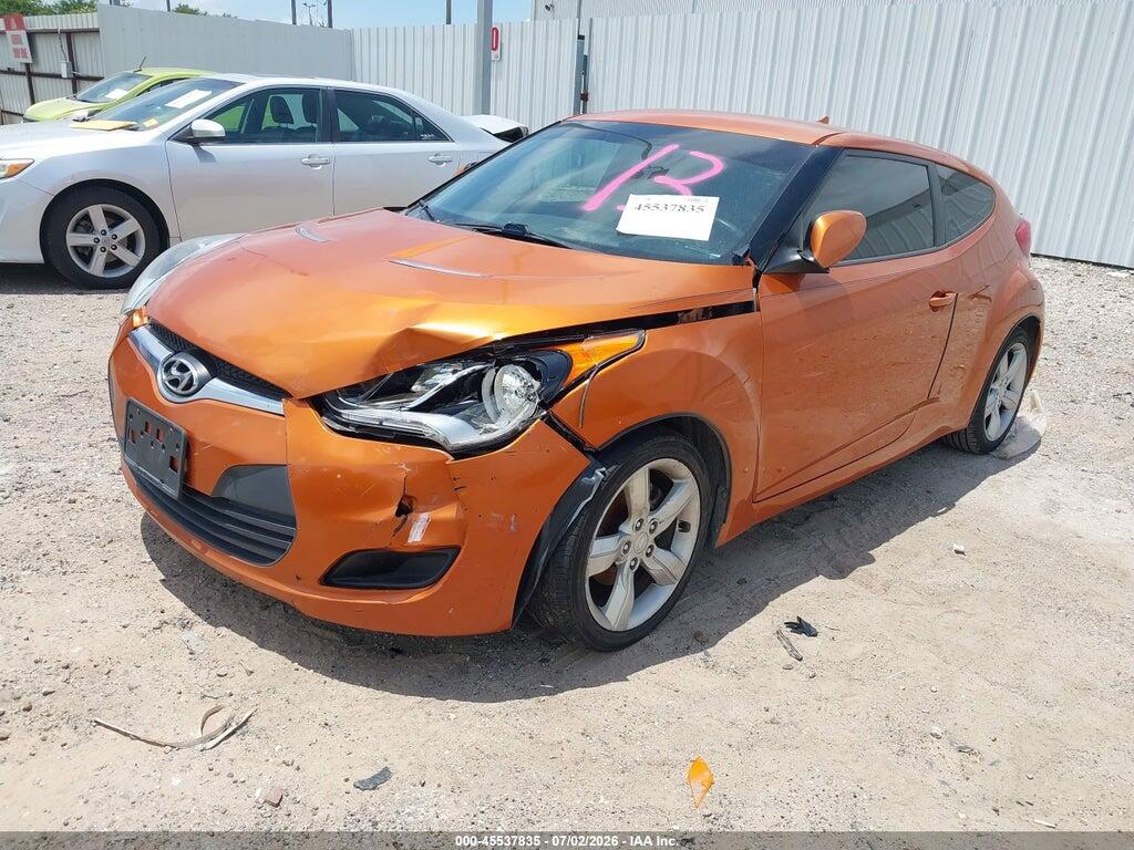 KMHTC6AD4CU080811 2012 HYUNDAI VELOSTER photo no. 2