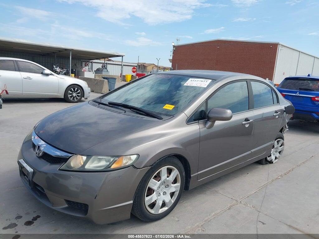 1HGFA16539L014553 2009 HONDA CIVIC photo no. 2