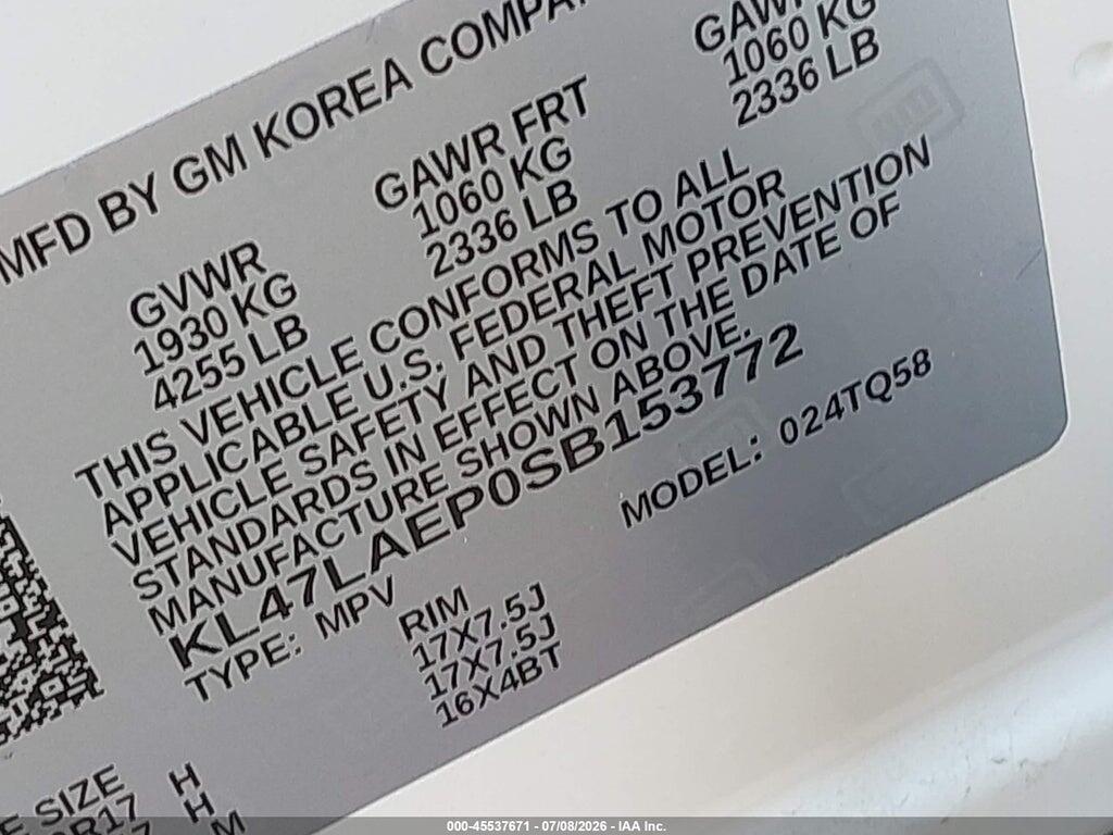 KL47LAEP0SB153772 2025 BUICK ENVISTA photo no. 9