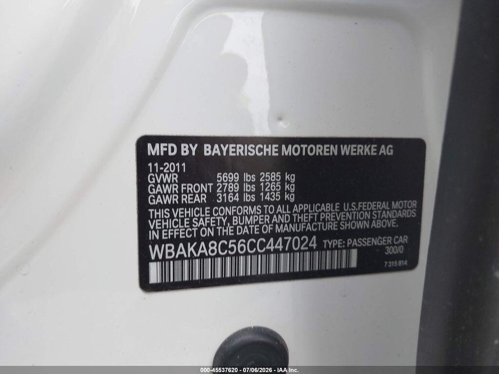 WBAKA8C56CC447024 2012 BMW 750I photo no. 9
