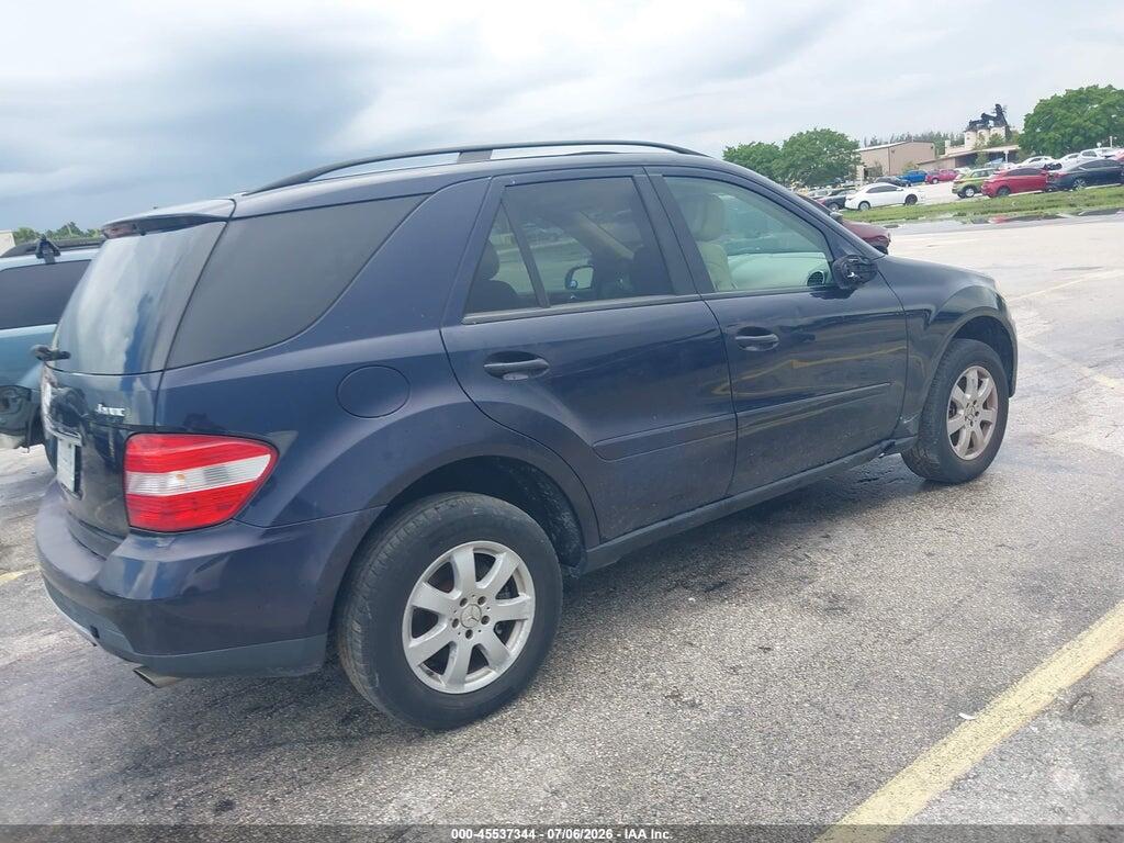 4JGBB86E17A153152 2007 MERCEDES-BENZ ML 350 photo no. 4