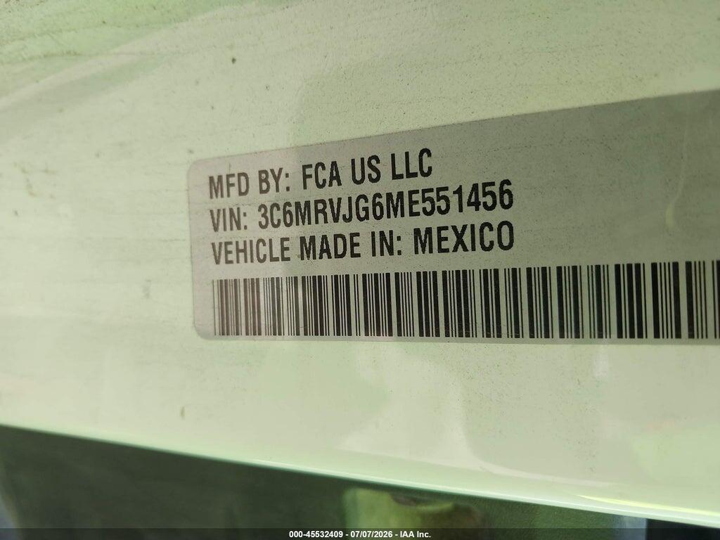 3C6MRVJG6ME551456 2021 RAM PROMASTER 3500 photo no. 9