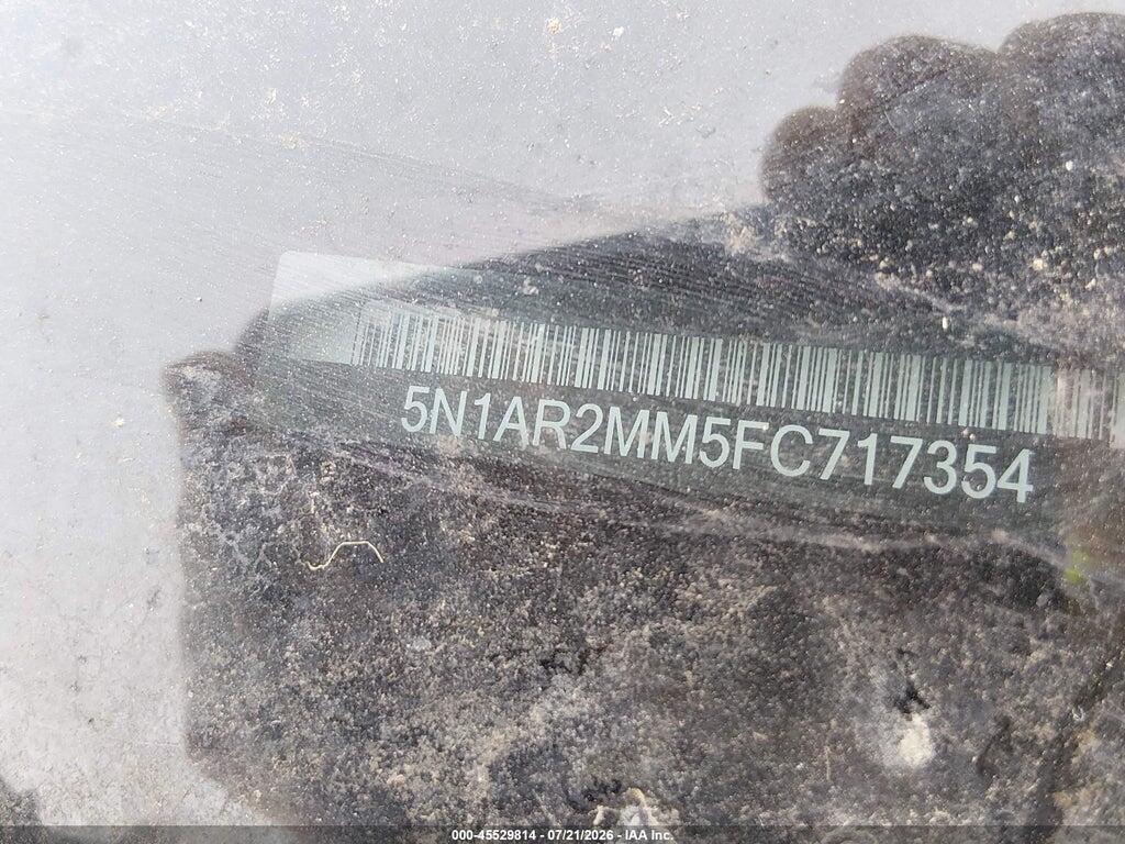5N1AR2MM5FC717354 2015 NISSAN PATHFINDER photo no. 9