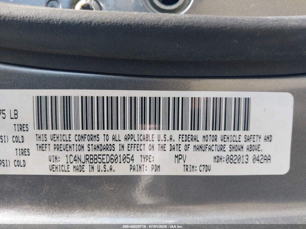 1C4NJRBB5ED601054 2014 JEEP PATRIOT photo no. 9