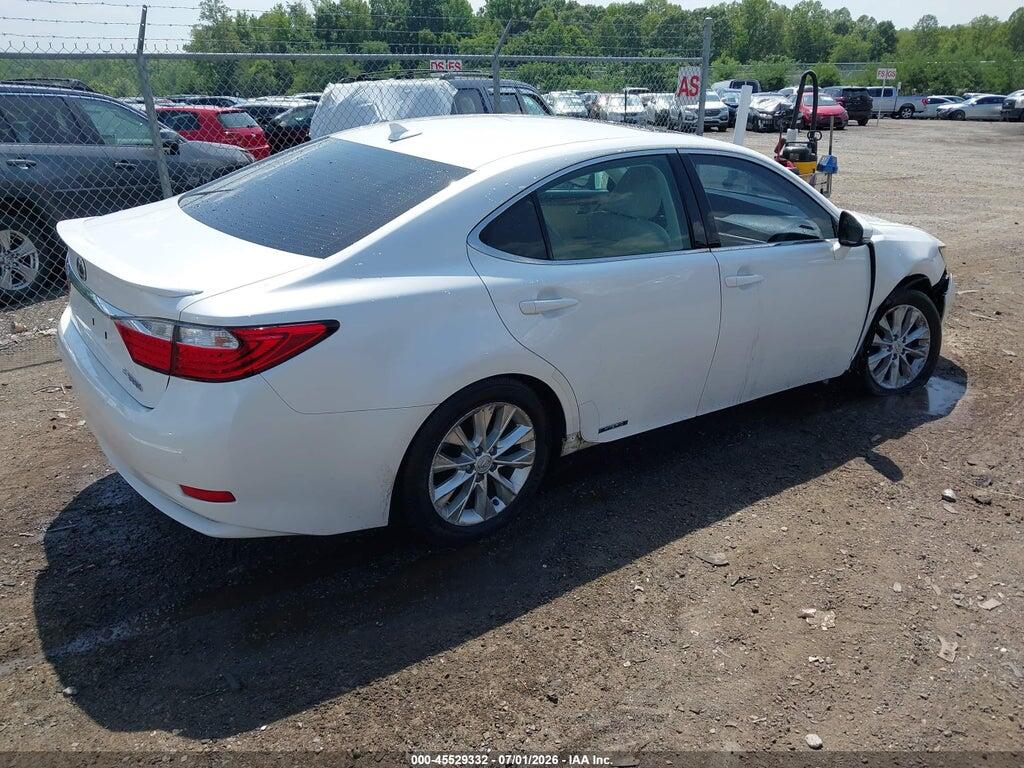 JTHBW1GG8E2055161 2014 LEXUS ES 300H photo no. 4