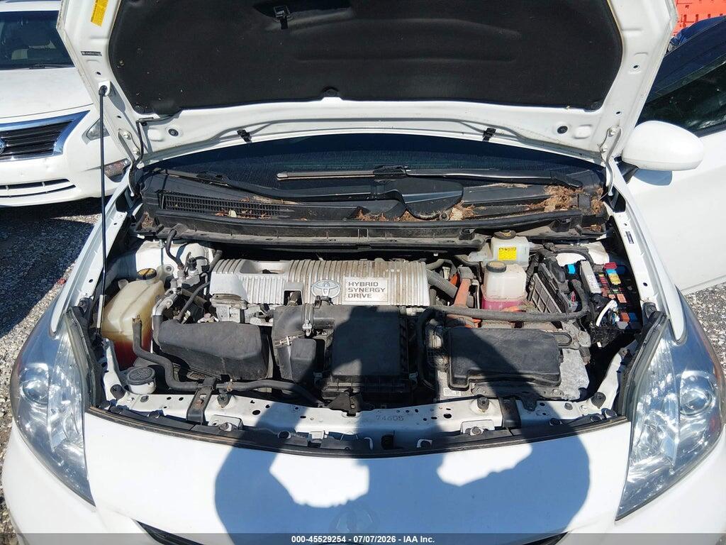 JTDKN3DU2C1554678 2012 TOYOTA PRIUS photo no. 10