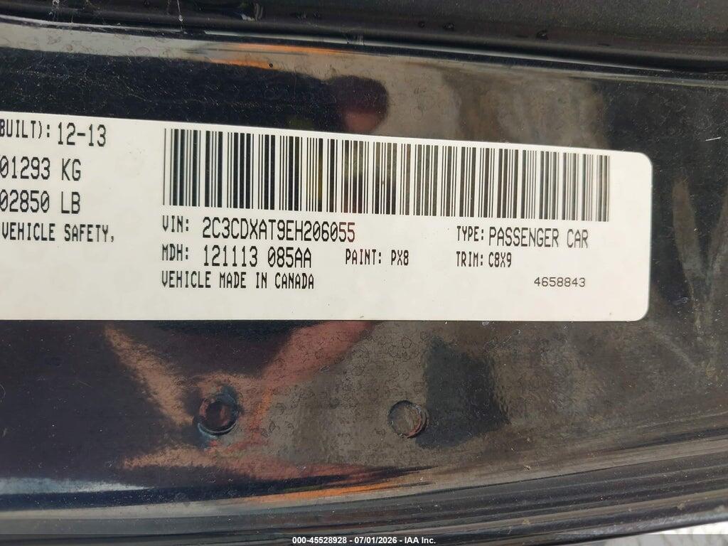 2C3CDXAT9EH206055 2014 DODGE CHARGER photo no. 9