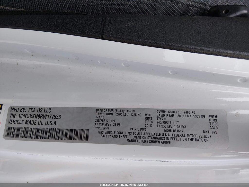 1C4PJXKN8RW177533 2024 JEEP WRANGLER photo no. 9