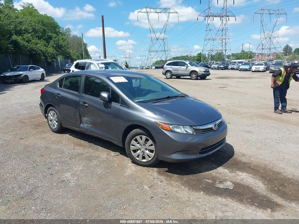 19XFB2F5XCE302944 2012 HONDA CIVIC photo no. 1