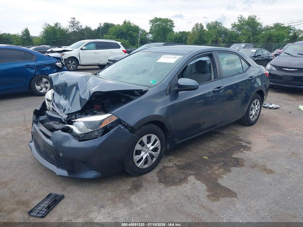 2T1BPRHEXGC490133 2016 TOYOTA COROLLA photo no. 2