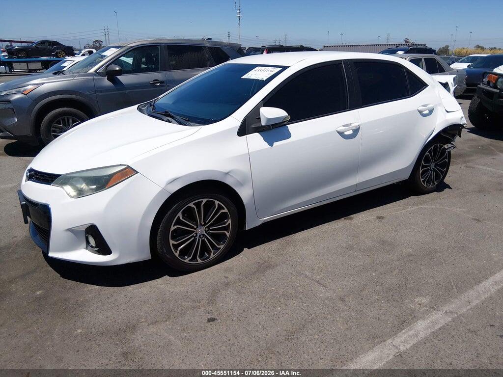 5YFBURHE7FP354078 2015 TOYOTA COROLLA photo no. 2