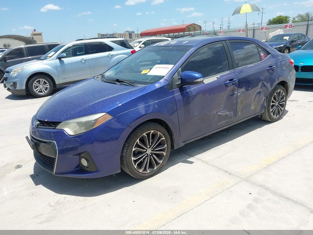 5YFBURHE5EP093662 2014 TOYOTA COROLLA photo no. 2