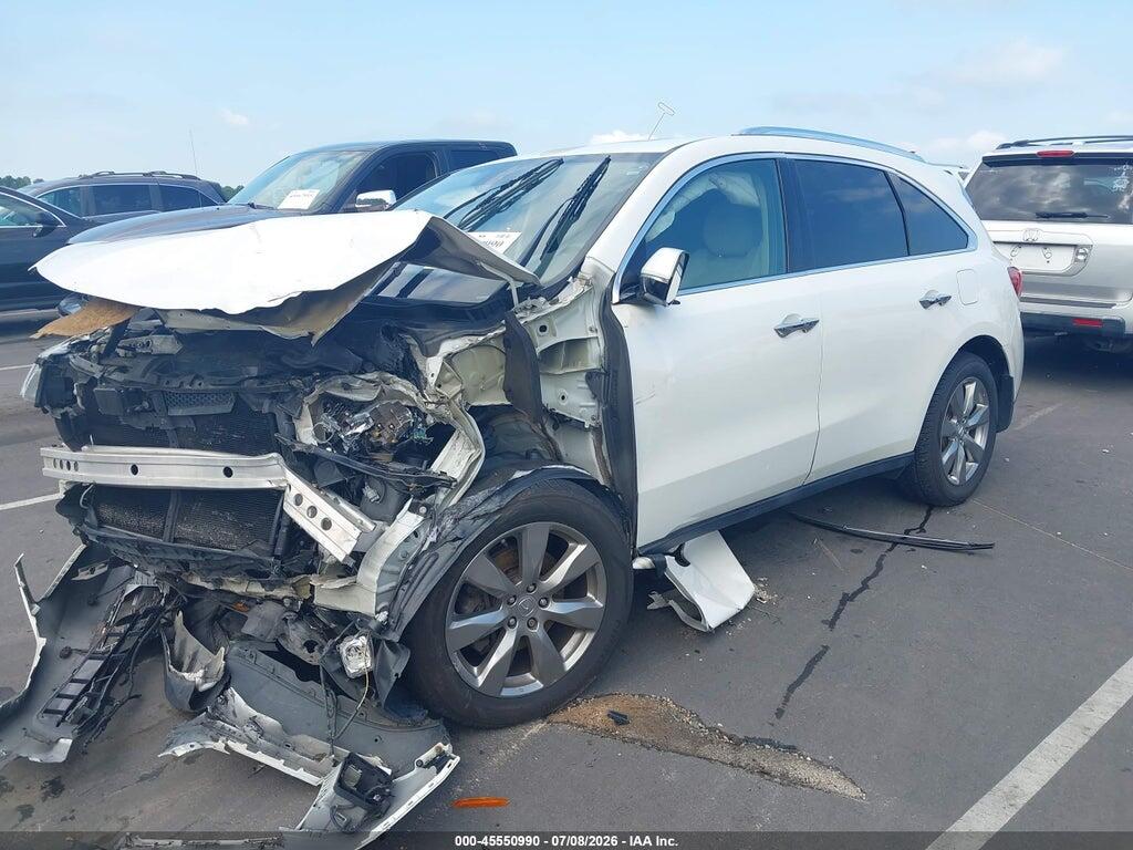 5FRYD4H84EB001524 2014 ACURA MDX photo no. 2
