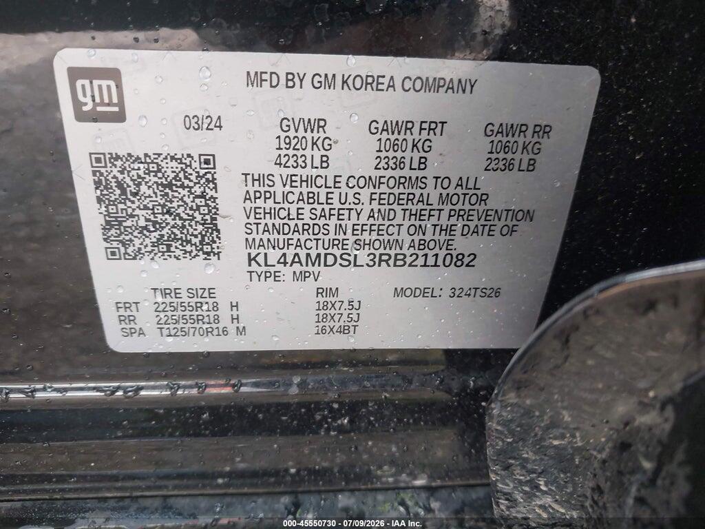 KL4AMDSL3RB211082 2024 BUICK ENCORE GX photo no. 9