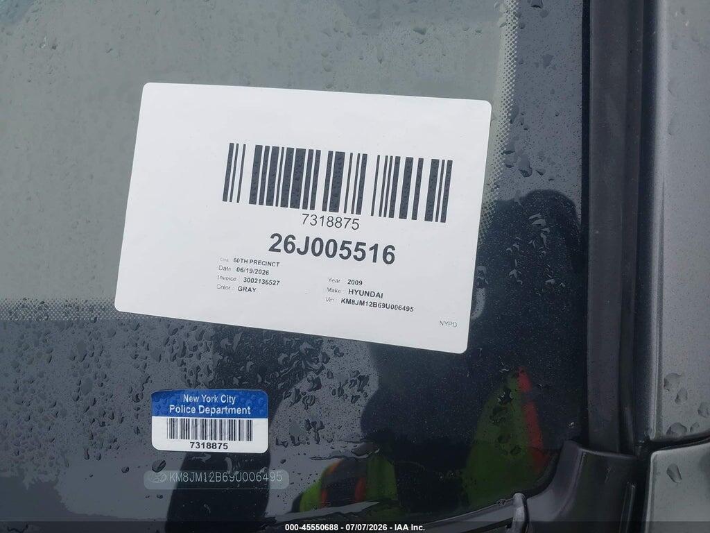 KM8JM12B69U006495 2009 HYUNDAI TUCSON photo no. 12