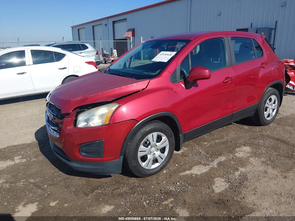KL7CJKSB9FB263229 2015 CHEVROLET TRAX photo no. 2