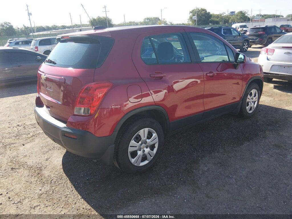 KL7CJKSB9FB263229 2015 CHEVROLET TRAX photo no. 4