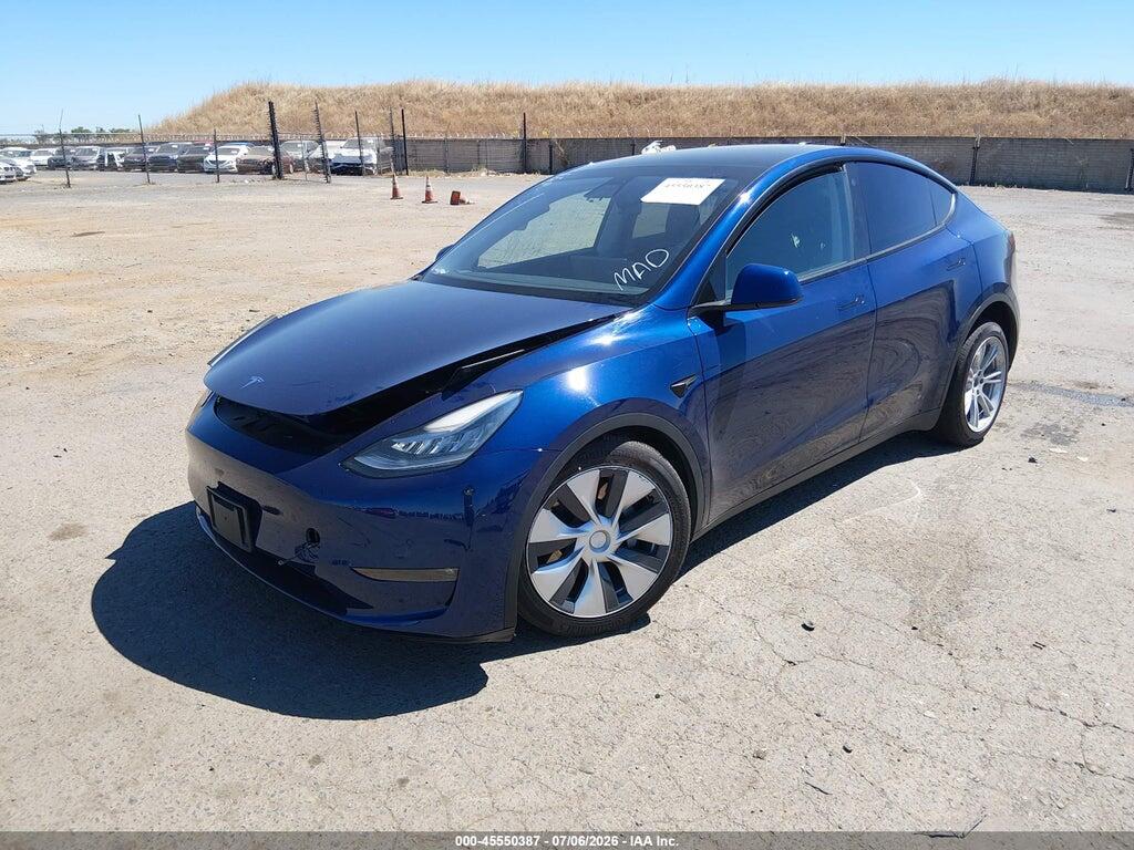 7SAYGAEE1NF382298 2022 TESLA MODEL Y photo no. 2