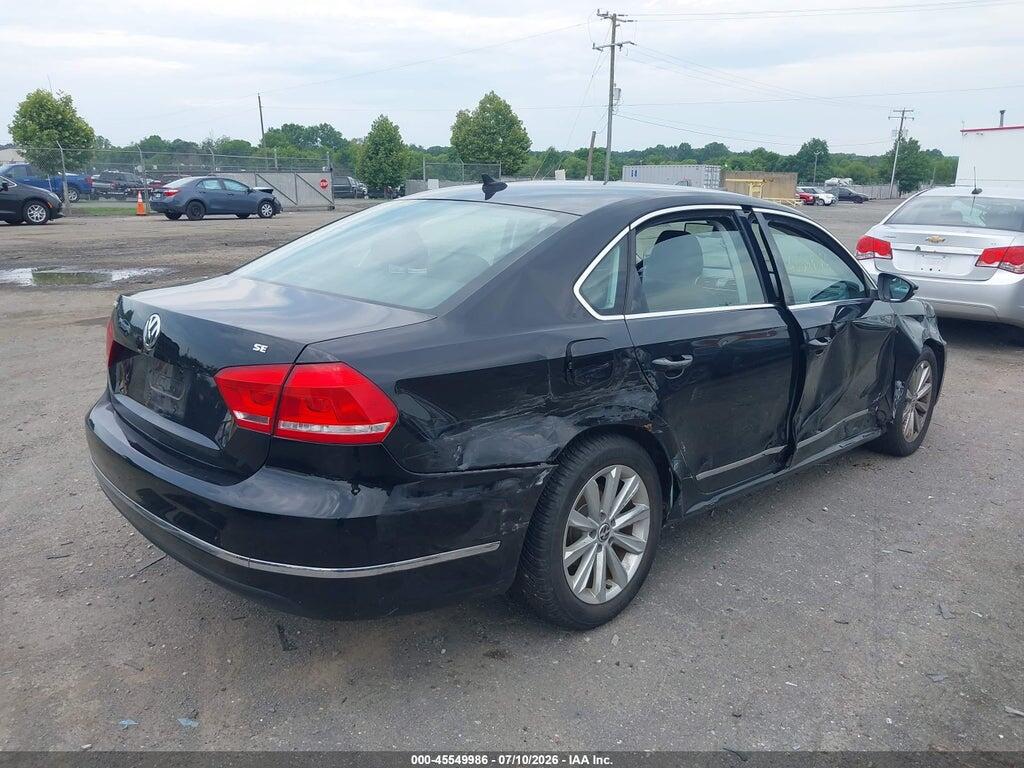 1VWCH7A3XCC026399 2012 VOLKSWAGEN PASSAT photo no. 4