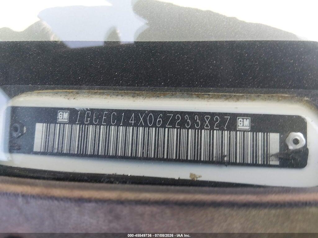 1GCEC14X06Z233827 2006 CHEVROLET SILVERADO 1500 photo no. 9